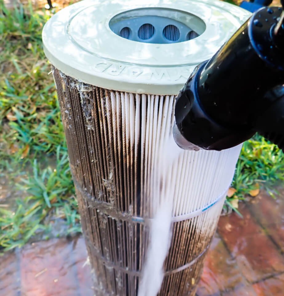Pool Filter Cleaning